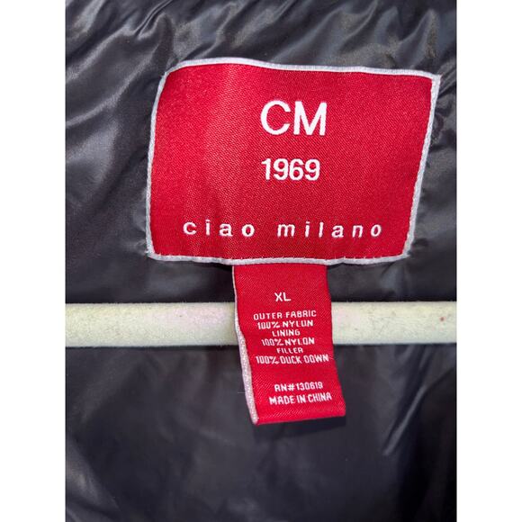 Ciao Milano cM 1969 black XL duck down vest - Picture 6 of 7